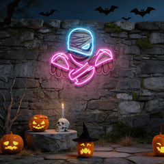 Mummy Halloween Artwork Led Neon Sign Light