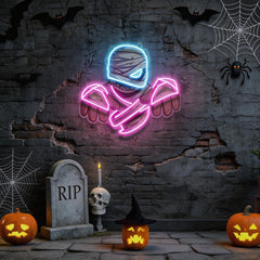 Mummy Halloween Artwork Led Neon Sign Light