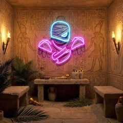 Mummy Halloween Artwork Led Neon Sign Light