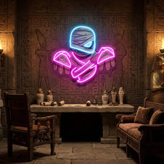 Mummy Halloween Artwork Led Neon Sign Light
