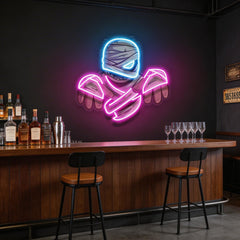 Mummy Halloween Artwork Led Neon Sign Light