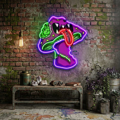 Mushroom Monster Streetwear LED Neon Sign Light Pop Art