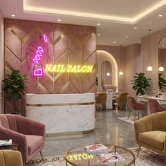 Nail Salon 1 Artwork Led Neon Sign Light, Nail Salon Decoration