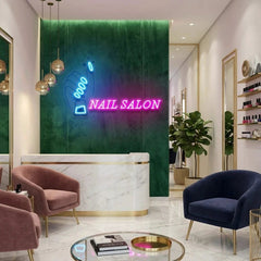 Nail Salon 1 Artwork Led Neon Sign Light, Nail Salon Decoration