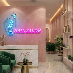 Nail Salon 1 Artwork Led Neon Sign Light, Nail Salon Decoration