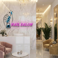 Nail Salon 1 Artwork Led Neon Sign Light, Nail Salon Decoration