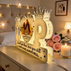 Name Letter Heart - Personalized Photo Light Box
