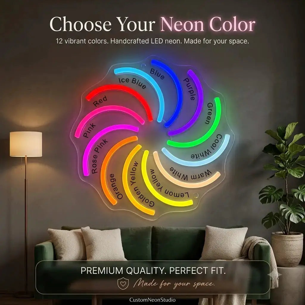All You Need Is Love Eyelashes Logo - Custom LED Neon Sign