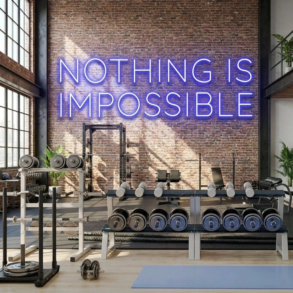 Nothing Is Impossible Led Neon Sign Light