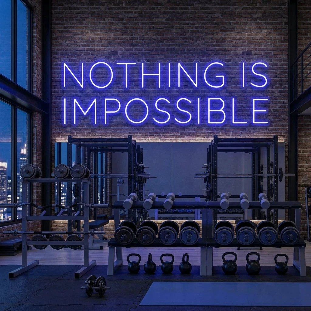 Nothing Is Impossible Led Neon Sign Light