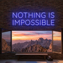 Nothing Is Impossible Led Neon Sign Light