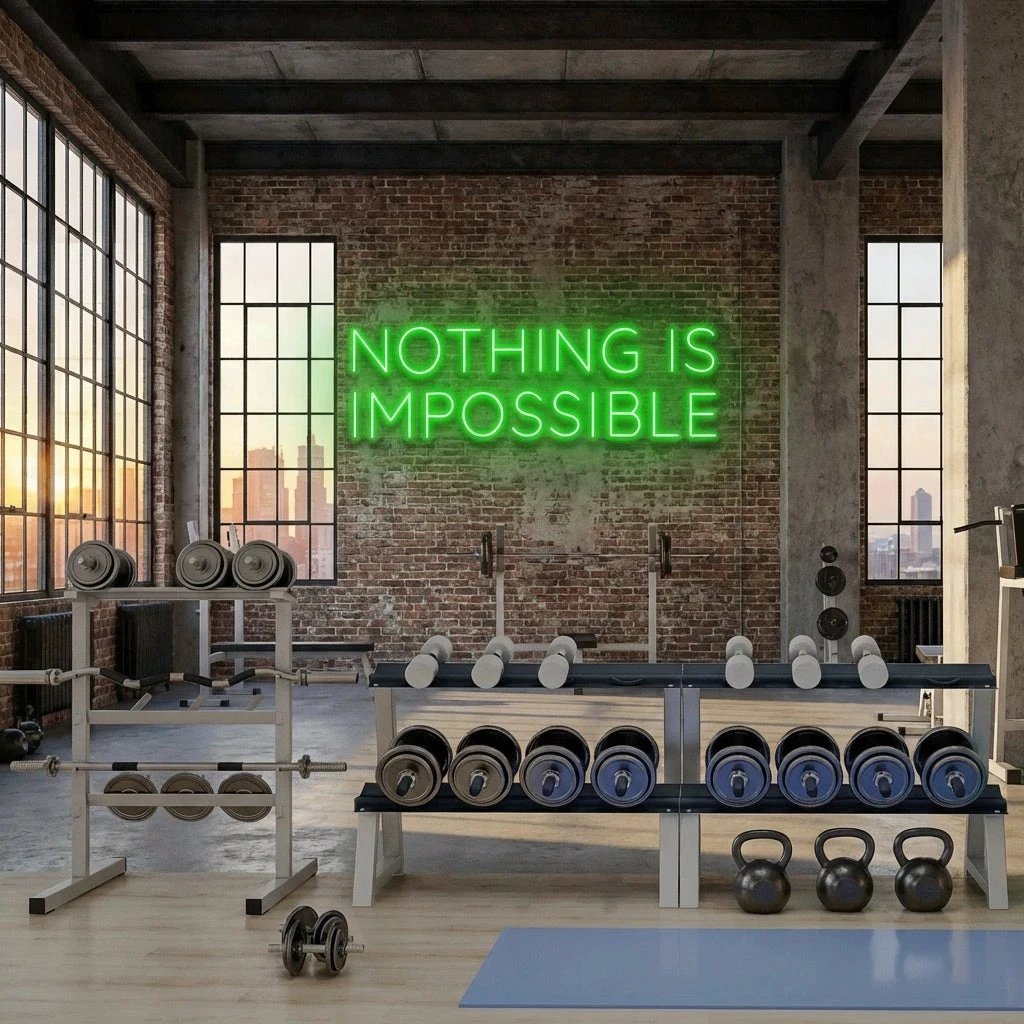 Nothing Is Impossible Led Neon Sign Light