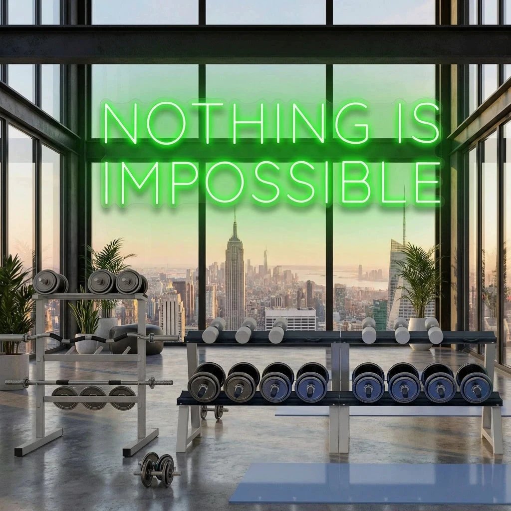 Nothing Is Impossible Led Neon Sign Light