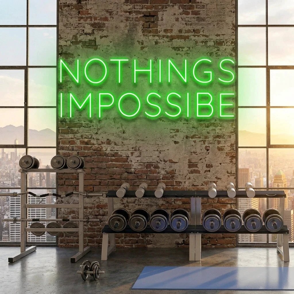 Nothing Is Impossible Led Neon Sign Light