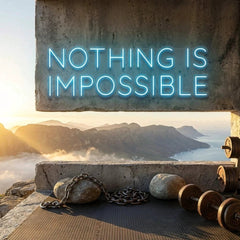Nothing Is Impossible Led Neon Sign Light