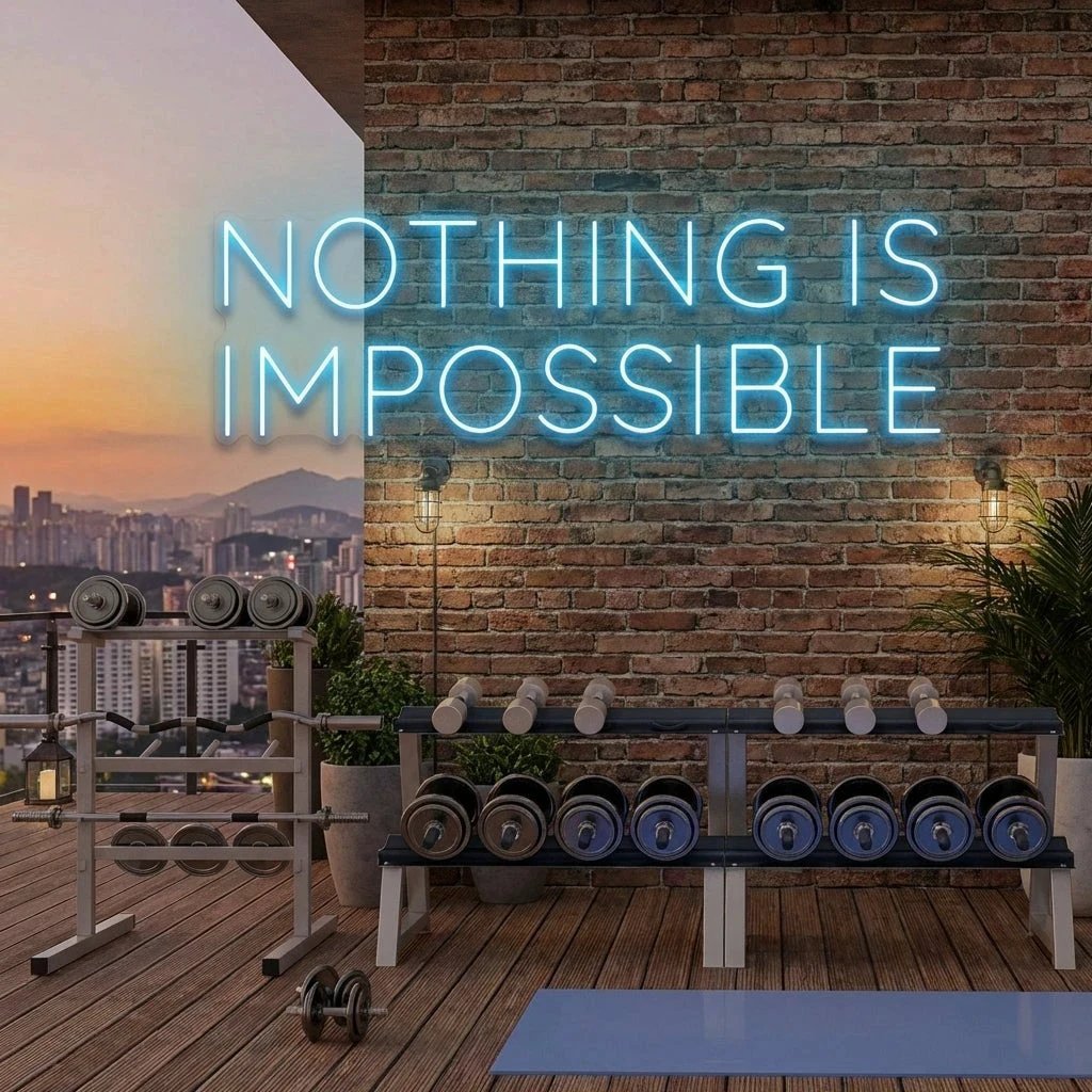 Nothing Is Impossible Led Neon Sign Light