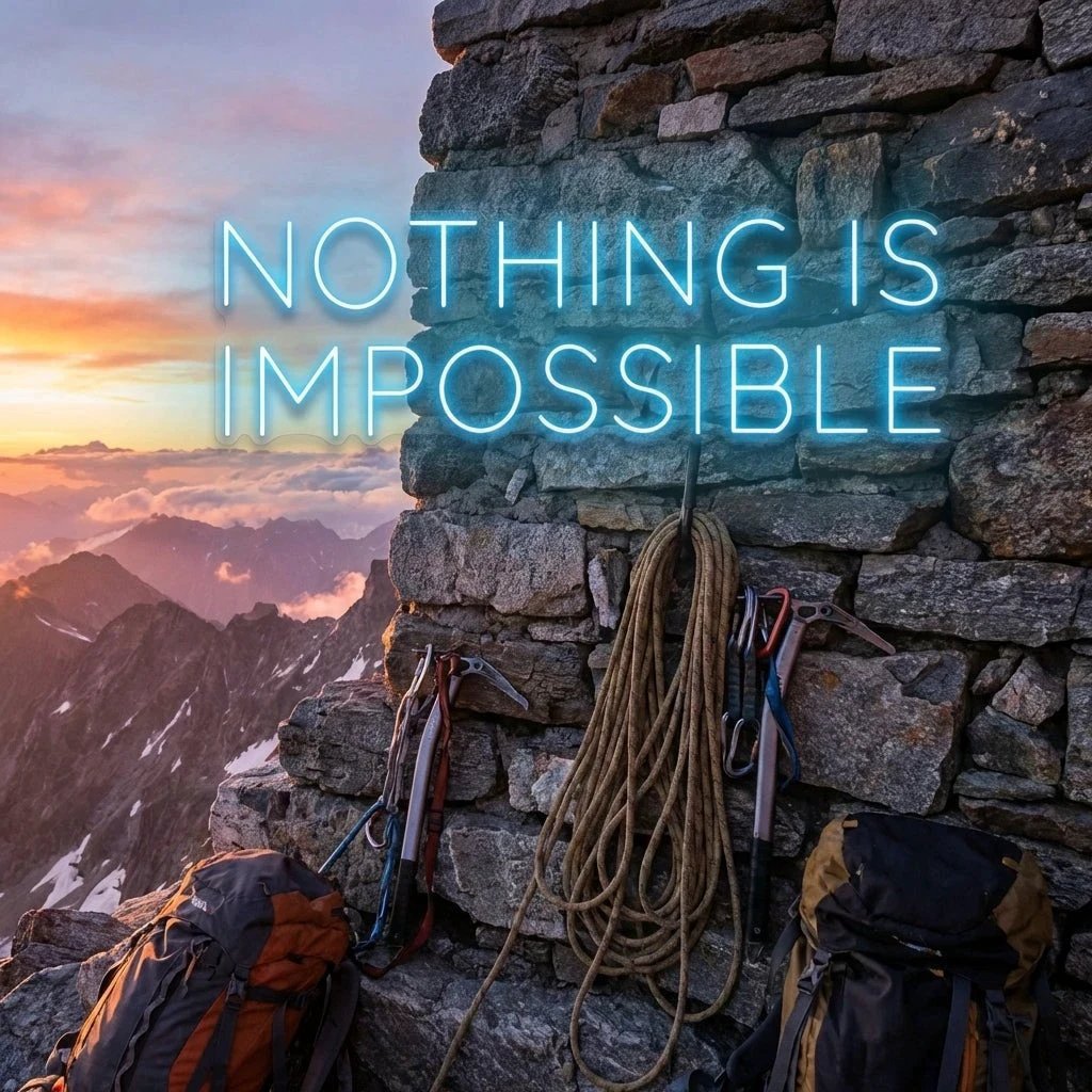 Nothing Is Impossible Led Neon Sign Light