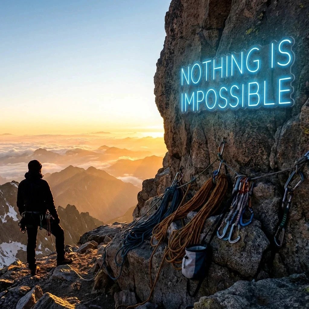 Nothing Is Impossible Led Neon Sign Light