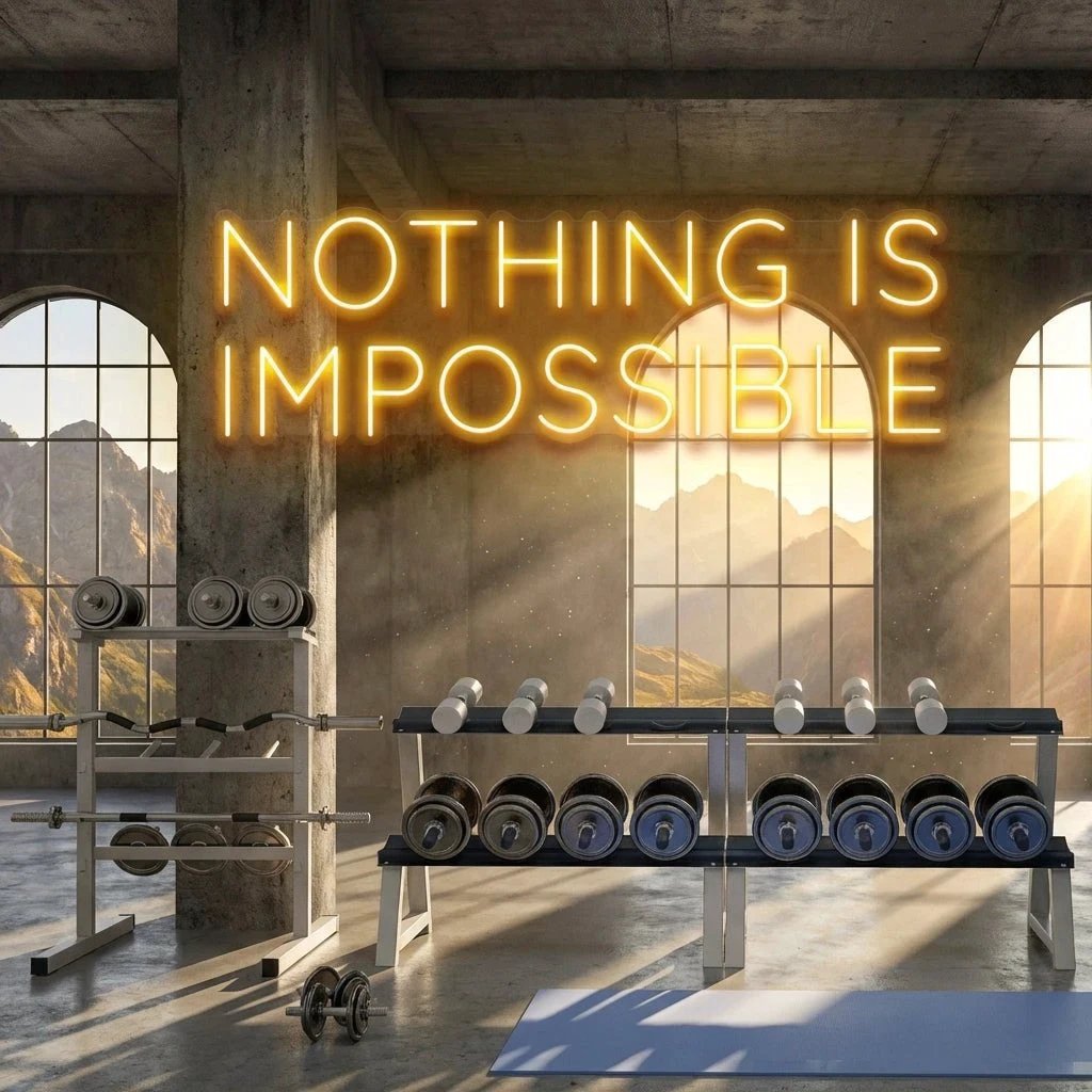 Nothing Is Impossible Led Neon Sign Light