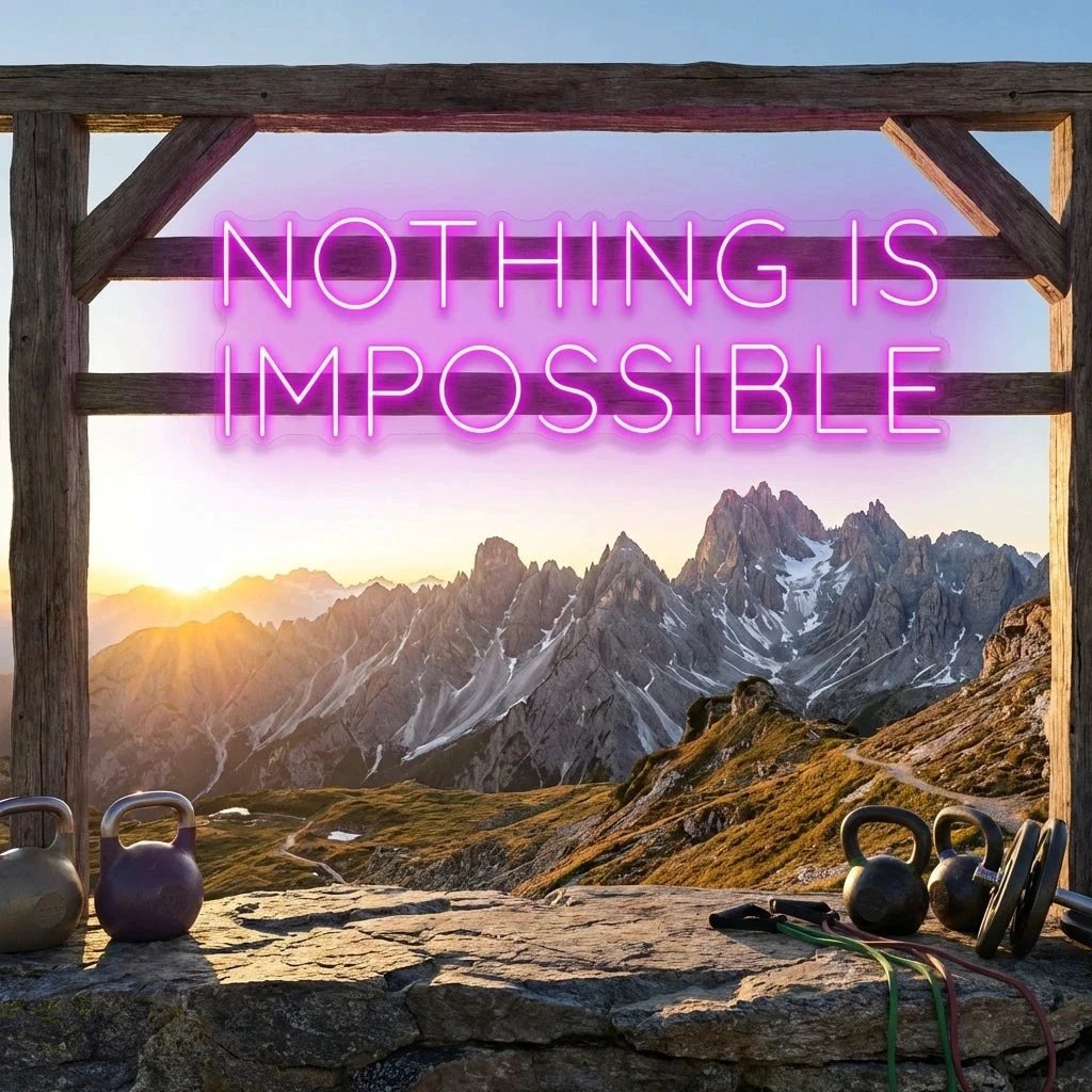 Nothing Is Impossible Led Neon Sign Light