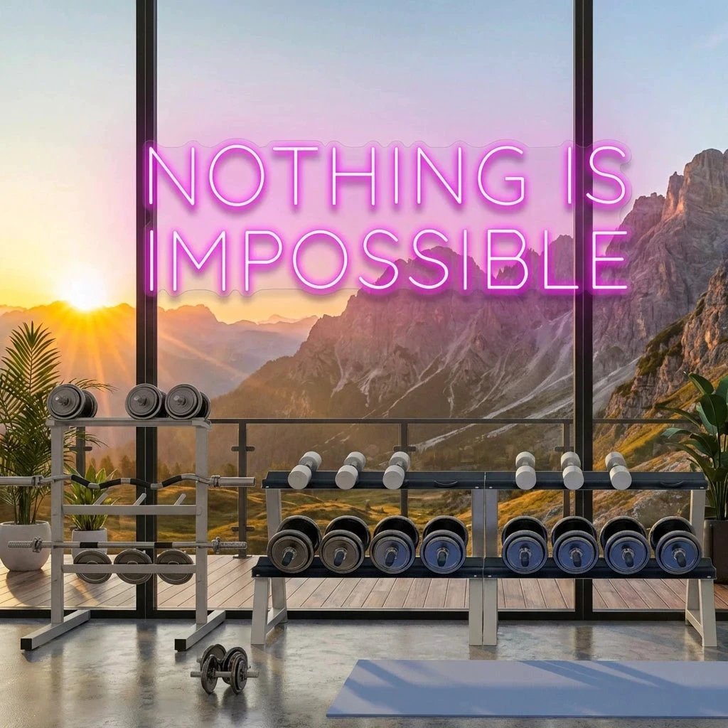 Nothing Is Impossible Led Neon Sign Light