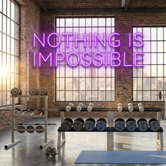 Nothing Is Impossible Led Neon Sign Light