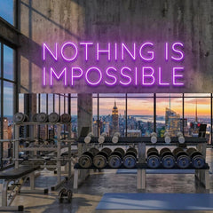 Nothing Is Impossible Led Neon Sign Light