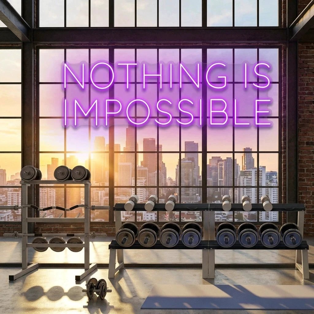 Nothing Is Impossible Led Neon Sign Light