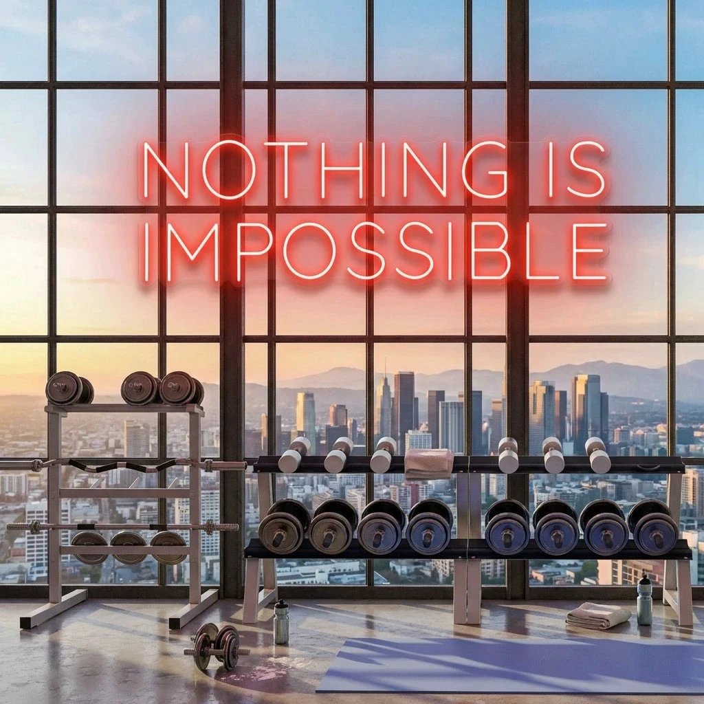 Nothing Is Impossible Led Neon Sign Light