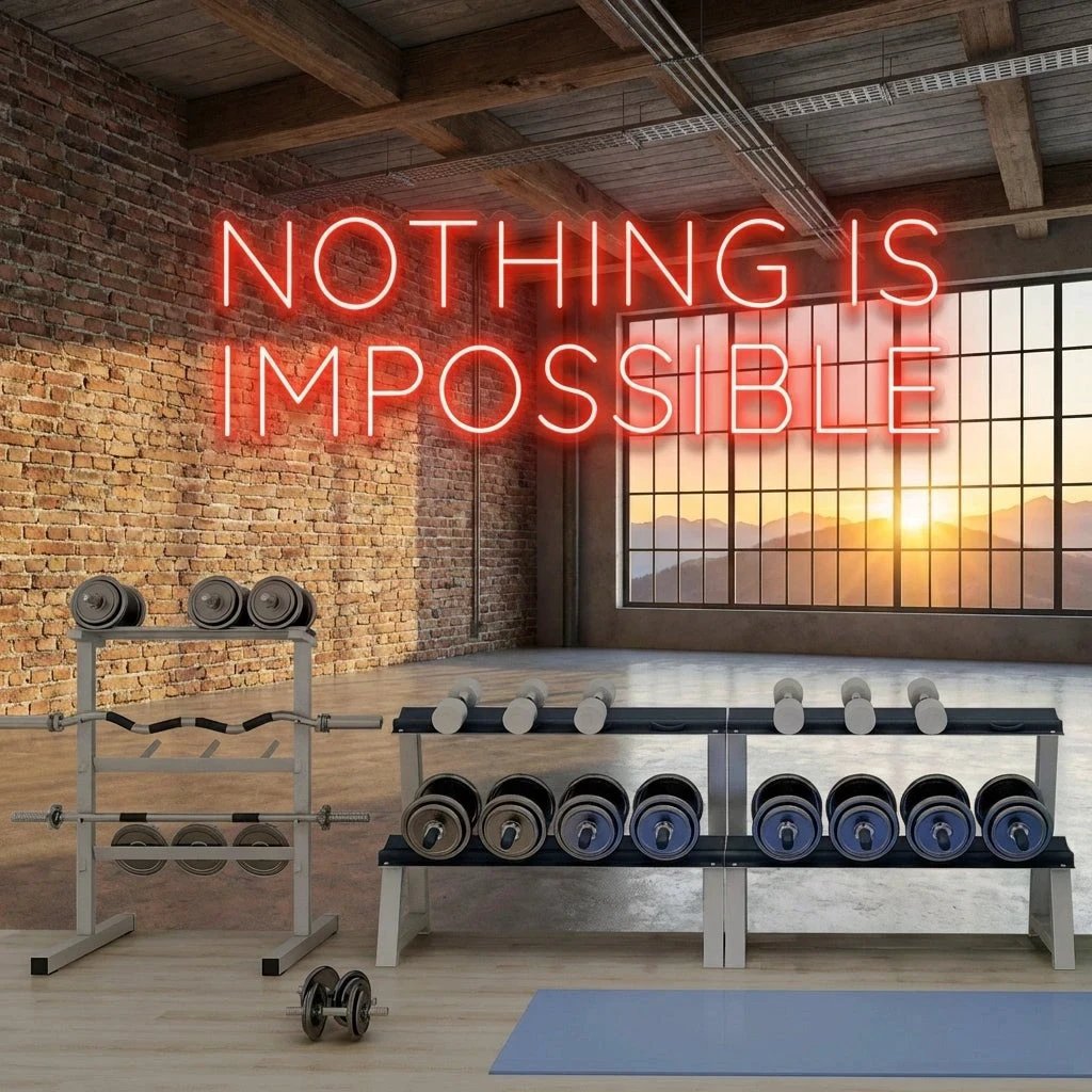 Nothing Is Impossible Led Neon Sign Light