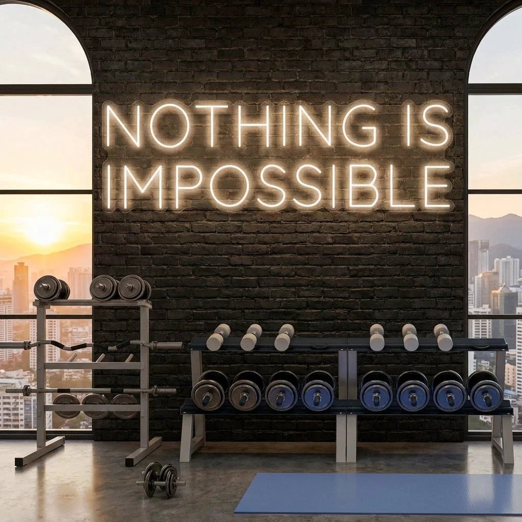 Nothing Is Impossible Led Neon Sign Light