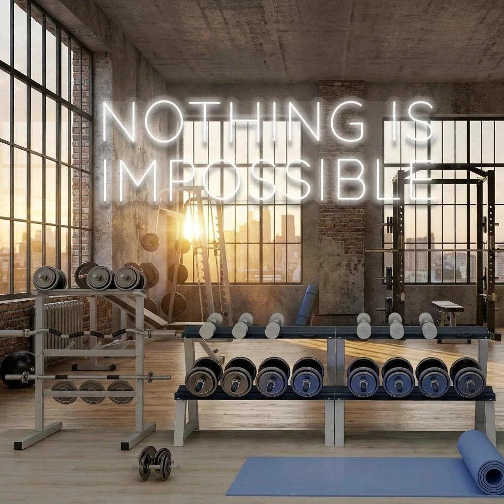 Nothing Is Impossible Led Neon Sign Light