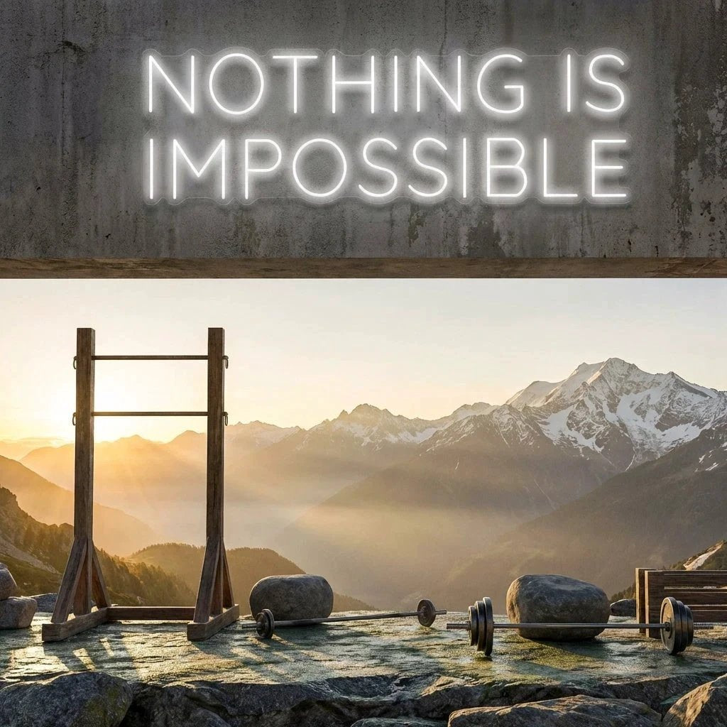 Nothing Is Impossible Led Neon Sign Light