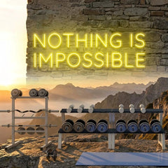 Nothing Is Impossible Led Neon Sign Light