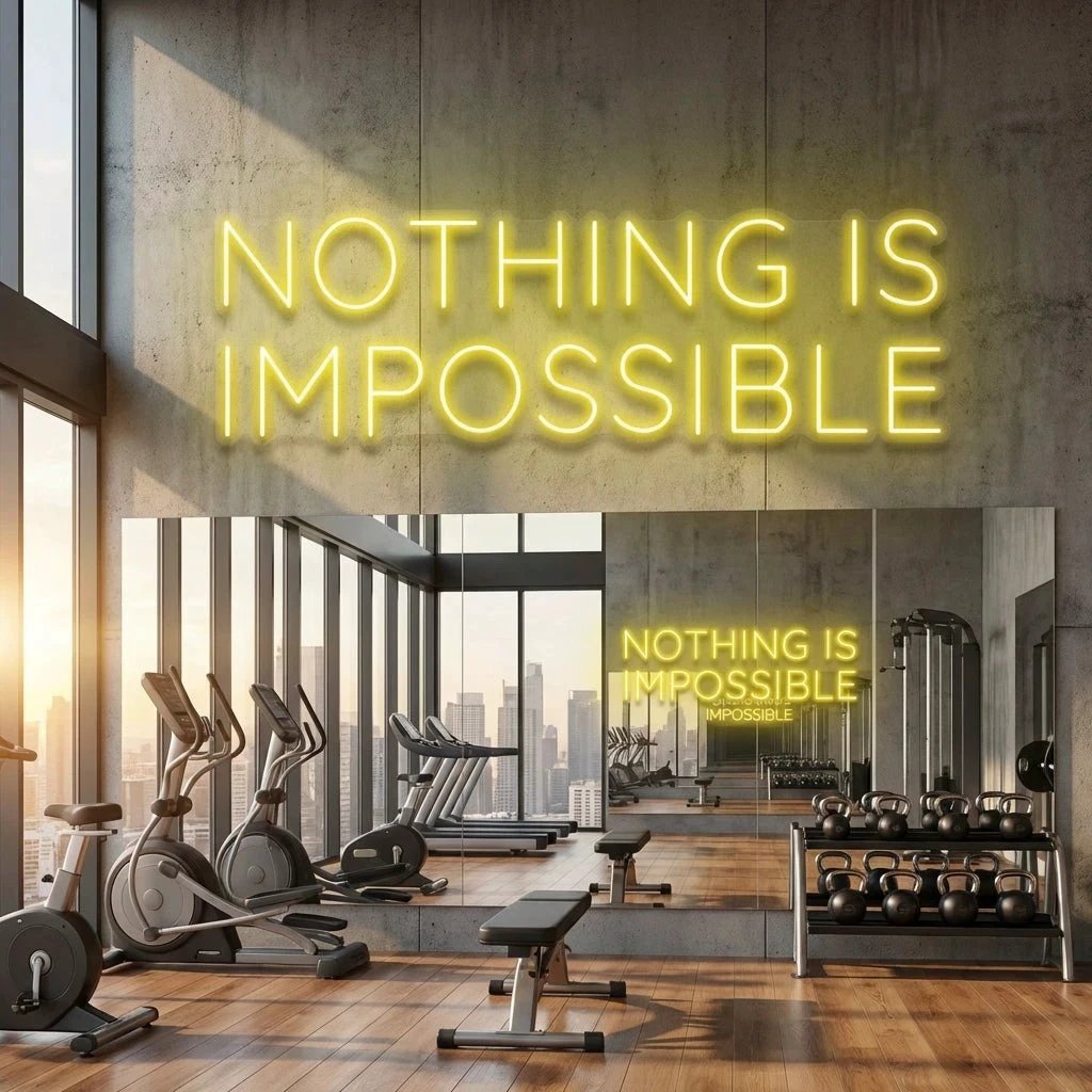Nothing Is Impossible Led Neon Sign Light