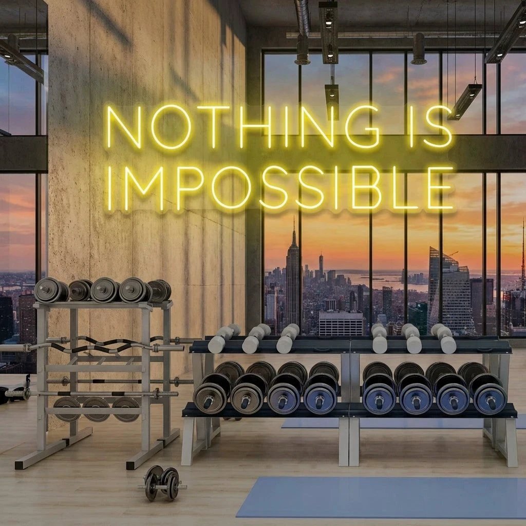 Nothing Is Impossible Led Neon Sign Light