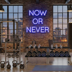 Now Or Never Led Neon Sign Light
