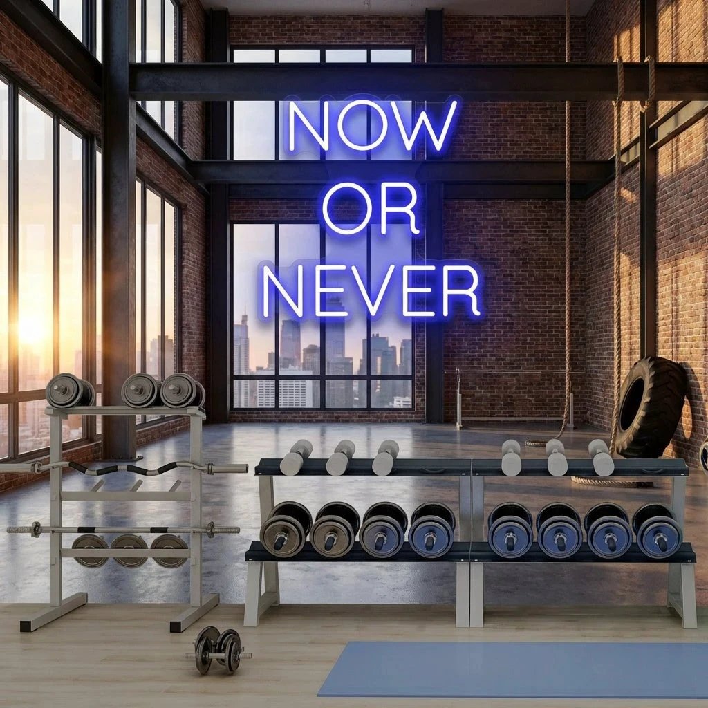 Now Or Never Led Neon Sign Light