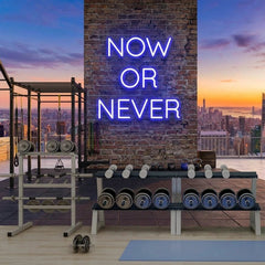 Now Or Never Led Neon Sign Light