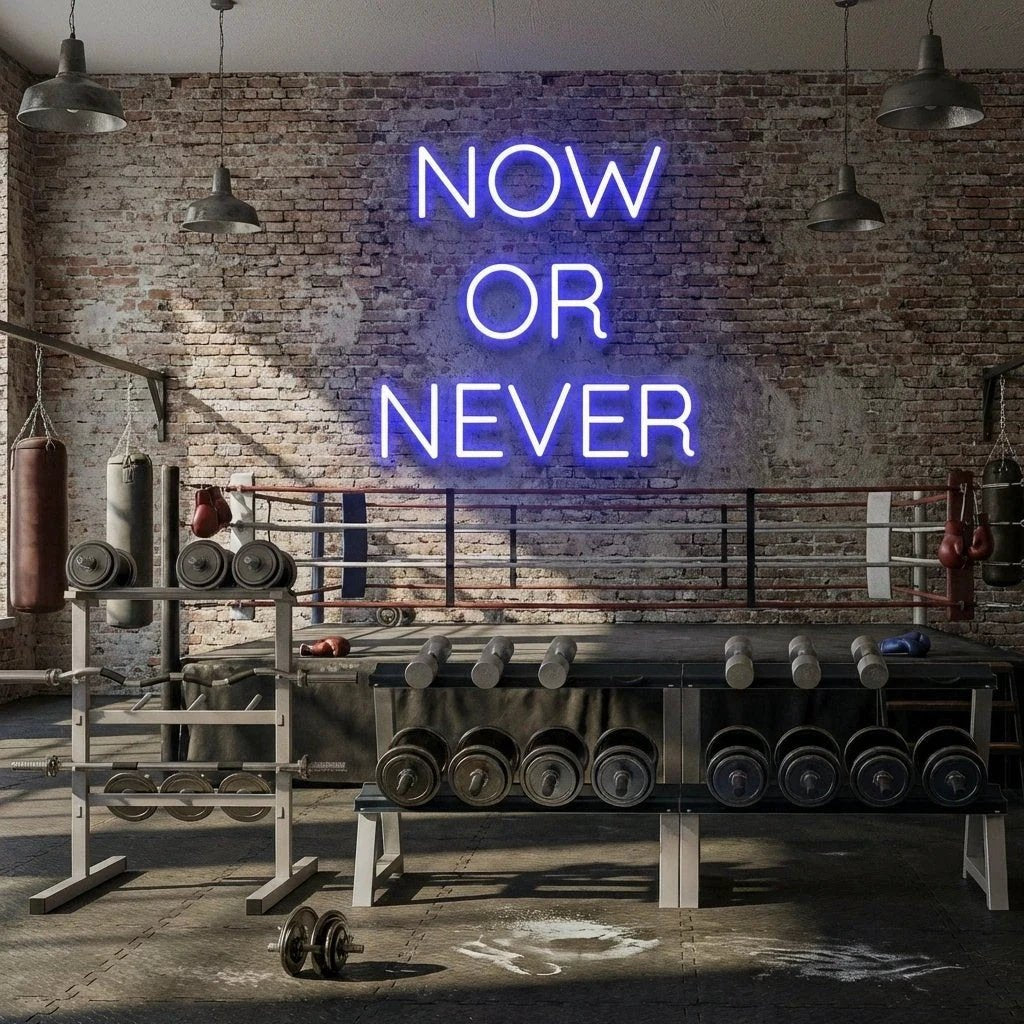 Now Or Never Led Neon Sign Light