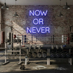 Now Or Never Led Neon Sign Light