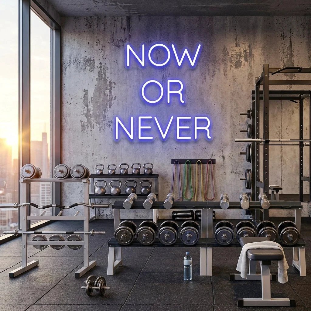 Now Or Never Led Neon Sign Light