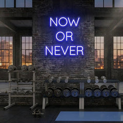 Now Or Never Led Neon Sign Light