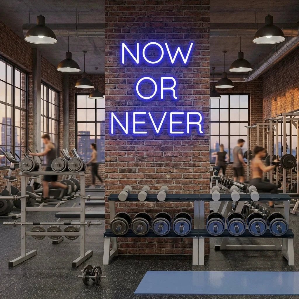 Now Or Never Led Neon Sign Light