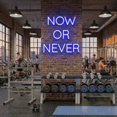 Now Or Never Led Neon Sign Light