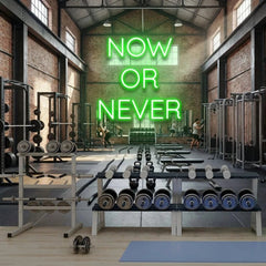 Now Or Never Led Neon Sign Light