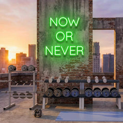 Now Or Never Led Neon Sign Light