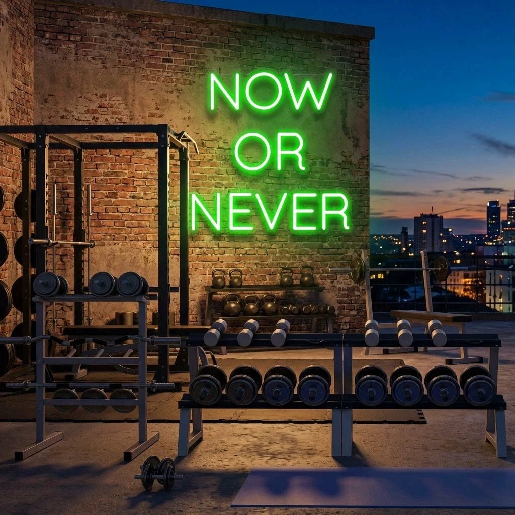 Now Or Never Led Neon Sign Light