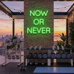 Now Or Never Led Neon Sign Light