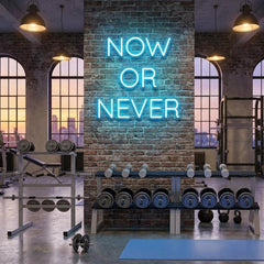 Now Or Never Led Neon Sign Light